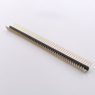 Single Row PIN Header Connector Pitch 1.27mm 40 Pins Header Connector Right Angle DIP