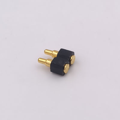 Male Smt Pogo Pins 2 Pin Magnetic Pogo Pin Header Pitch 2.54mm SMD