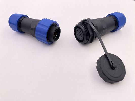 M24 14 Cores Circular Waterproof Connector Wire To Wire Connectors